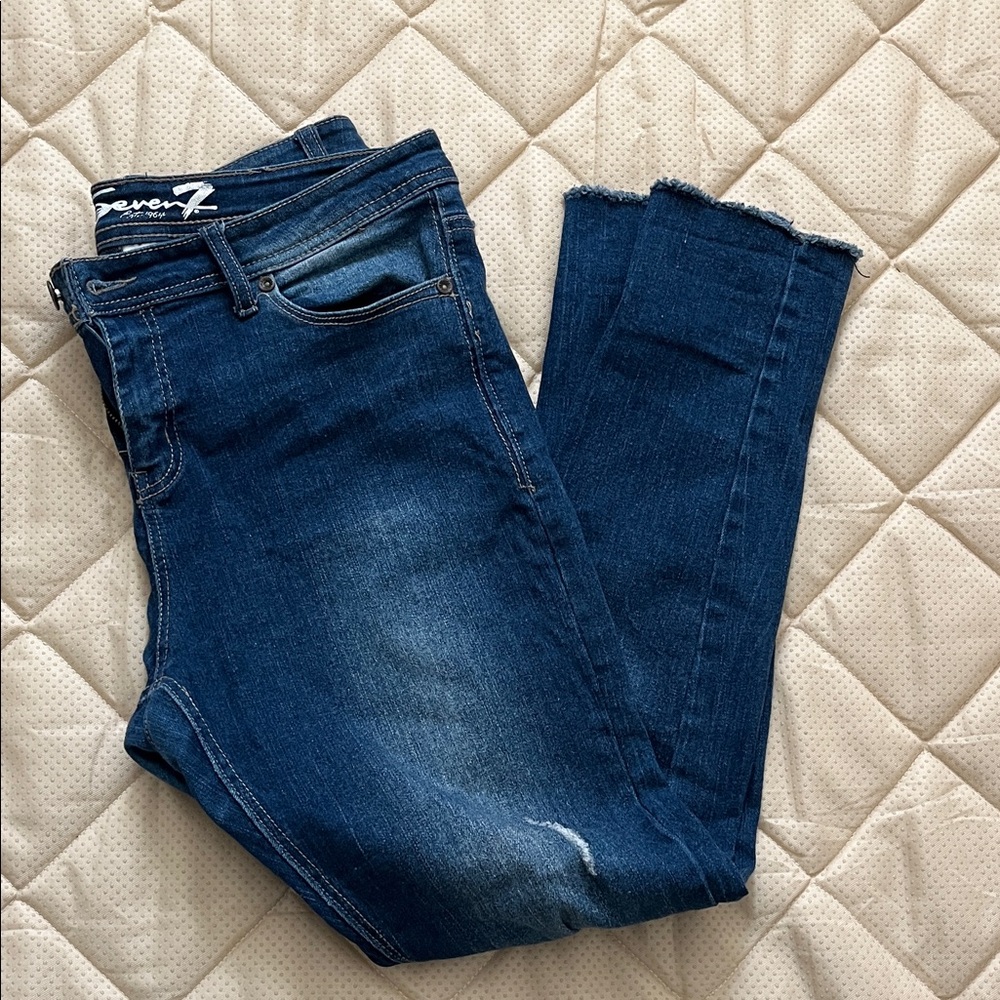 Seven7 Women's Indigo Skinny Jeans